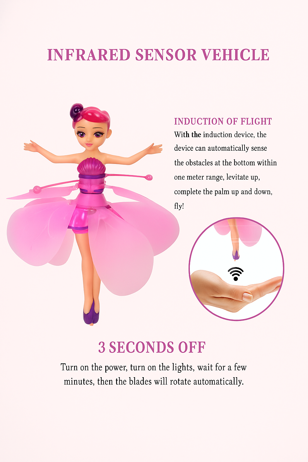 Magic Flying Fairy Princess Doll