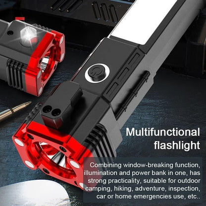 Portable Rechargeable LED Torch Flashlight – High Brightness, Long Battery Life