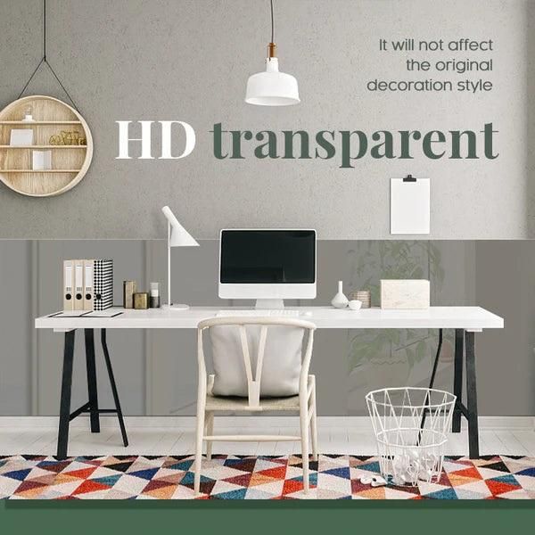 Self-Adhesive Transparent Electrostatic Wall Protection Film – Buy 1 Get 1 Free (Pack of 2)