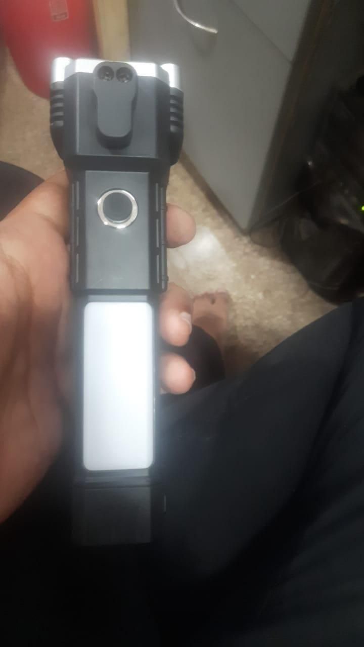 Portable Rechargeable LED Torch Flashlight – High Brightness, Long Battery Life