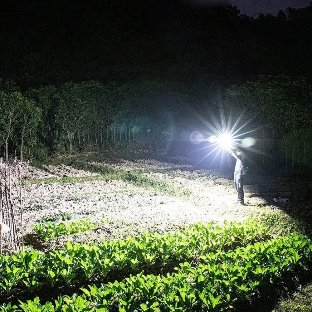 Portable Rechargeable LED Torch Flashlight – High Brightness, Long Battery Life