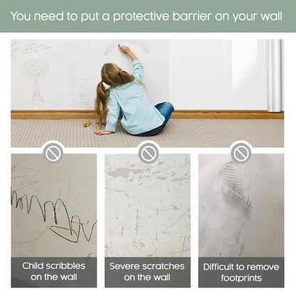 Self-Adhesive Transparent Electrostatic Wall Protection Film – Buy 1 Get 1 Free (Pack of 2)